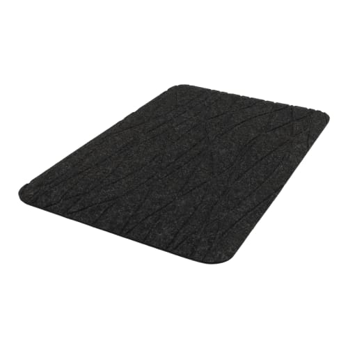 M+A Mating TuffComfort Alfombrilla de escritorio de pie 2' x 3' Negro carbón